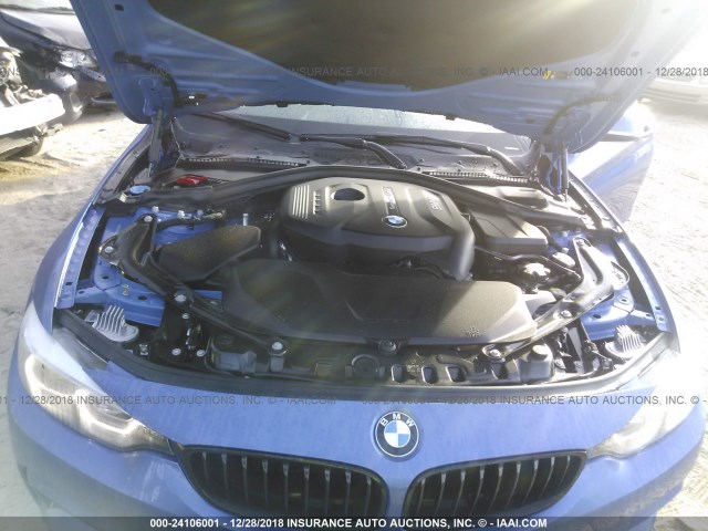 WBA4Z1C55KEE44517 - 2019 BMW 430I BLUE photo 10