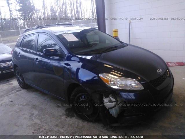 2T1KU4EE2DC966564 - 2013 TOYOTA COROLLA MATRIX  BLUE photo 1