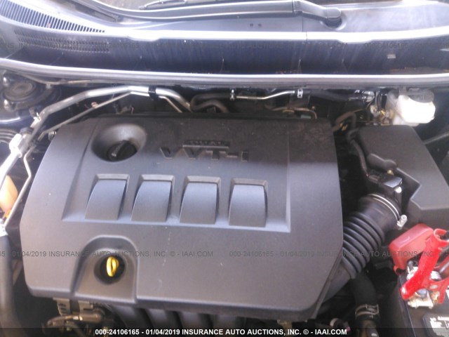 2T1KU4EE2DC966564 - 2013 TOYOTA COROLLA MATRIX  BLUE photo 10