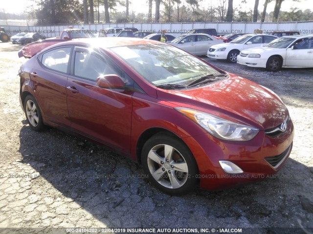 KMHDH4AE2DU788270 - 2013 HYUNDAI ELANTRA GLS/LIMITED RED photo 1