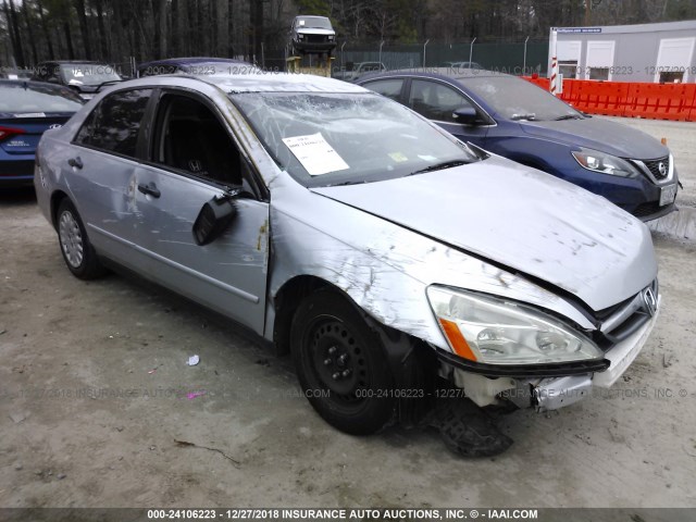 1HGCM56127A193420 - 2007 HONDA ACCORD VALUE SILVER photo 1