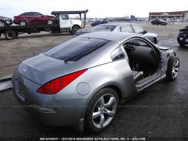 JN1BZ34E27M553390 - 2007 NISSAN 350Z COUPE SILVER photo 4