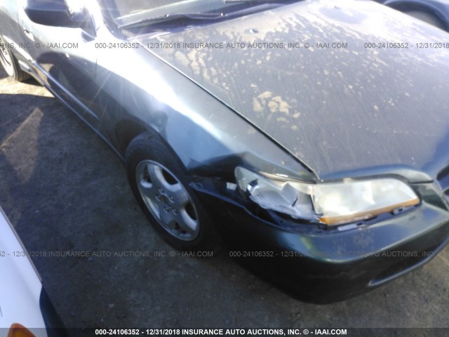 1HGCG1659XA042500 - 1999 HONDA ACCORD EX GREEN photo 6