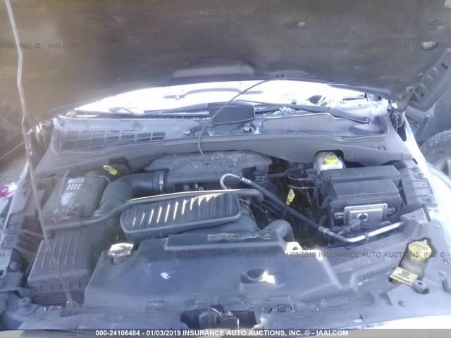 1D4HD48D44F230006 - 2004 DODGE DURANGO SLT GRAY photo 10