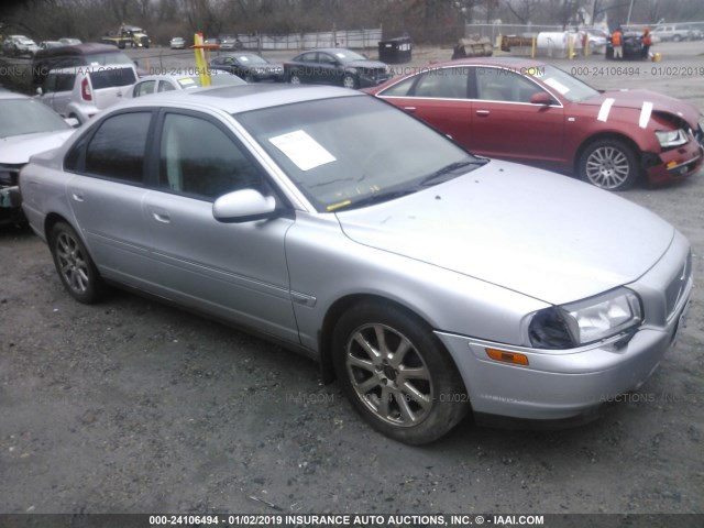 YV1TS91DX21273516 - 2002 VOLVO S80 T6 TURBO SILVER photo 1