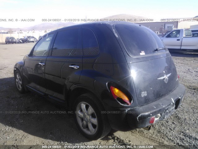 3C8FY68834T328939 - 2004 CHRYSLER PT CRUISER LIMITED BLACK photo 3