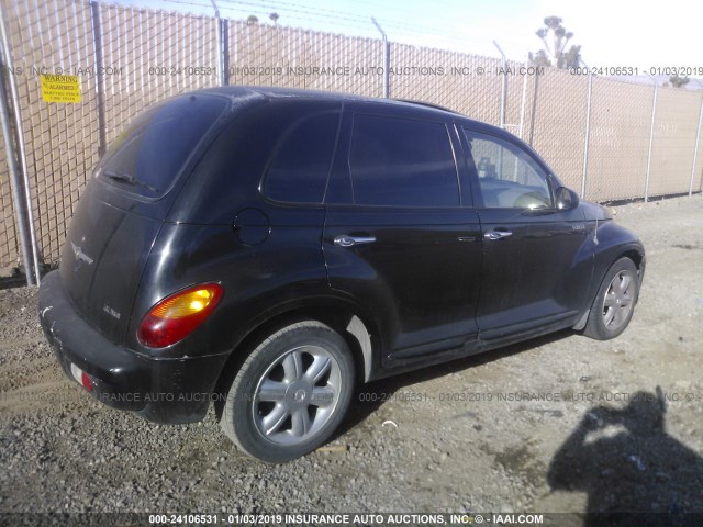 3C8FY68834T328939 - 2004 CHRYSLER PT CRUISER LIMITED BLACK photo 4