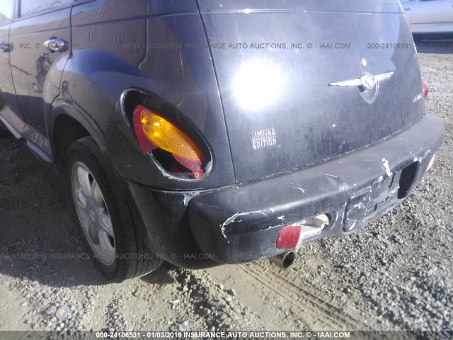 3C8FY68834T328939 - 2004 CHRYSLER PT CRUISER LIMITED BLACK photo 6