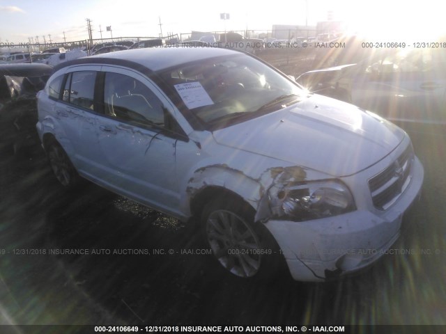 1B3CB5HA1BD153324 - 2011 DODGE CALIBER HEAT WHITE photo 1