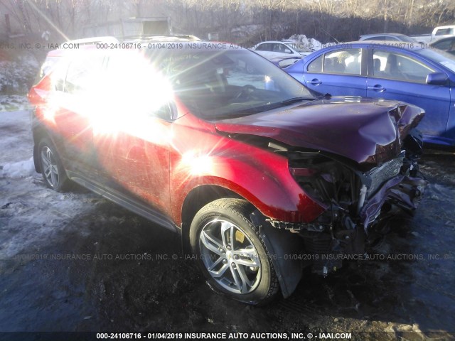 2GNFLGEK5H6174273 - 2017 CHEVROLET EQUINOX PREMIER MAROON photo 1