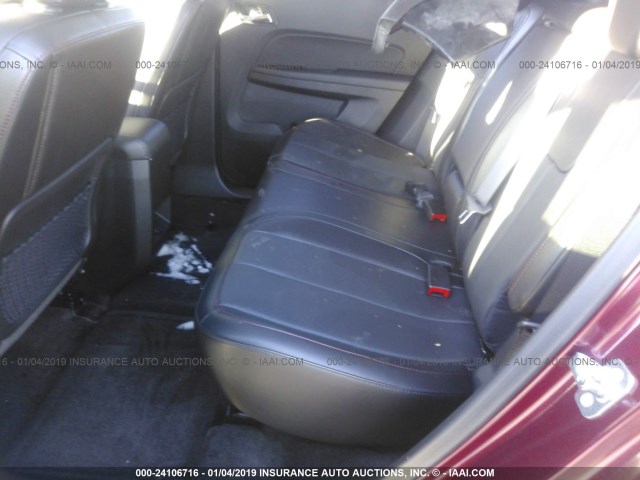 2GNFLGEK5H6174273 - 2017 CHEVROLET EQUINOX PREMIER MAROON photo 8