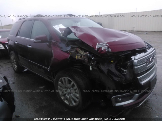 1GKKRTKDXFJ339078 - 2015 GMC ACADIA DENALI MAROON photo 1