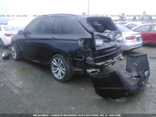 5UXKR6C56F0J76339 - 2015 BMW X5 XDRIVE50I BLACK photo 3