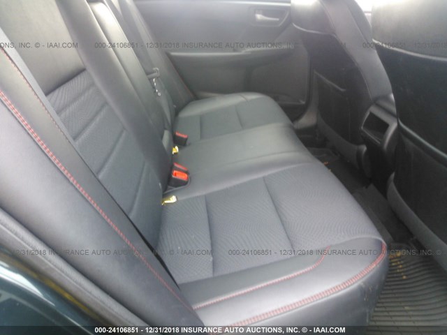 4T1BF1FK1GU249461 - 2016 TOYOTA CAMRY LE/XLE/SE/XSE Light Blue photo 8