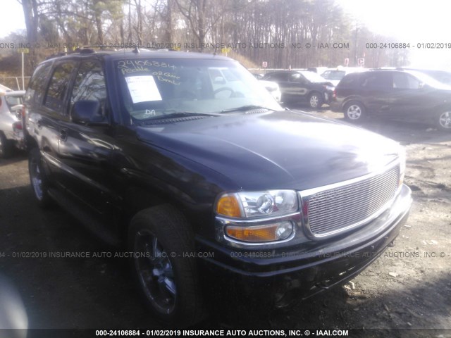 1GKEK63U02J222640 - 2002 GMC DENALI BLACK photo 1