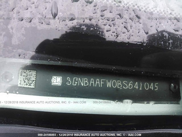 3GNBAAFW0BS641045 - 2011 CHEVROLET HHR LS Plata foto 9