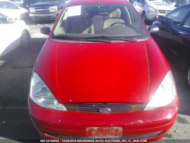 1FAFP36331W316697 - 2001 FORD FOCUS SE/SE COMFORT RED photo 6