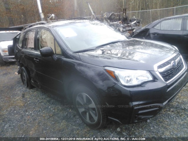 JF2SJABCXJH538356 - 2018 SUBARU FORESTER 2.5I GRAY photo 1