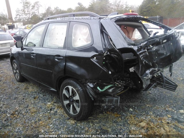 JF2SJABCXJH538356 - 2018 SUBARU FORESTER 2.5I GRAY photo 3