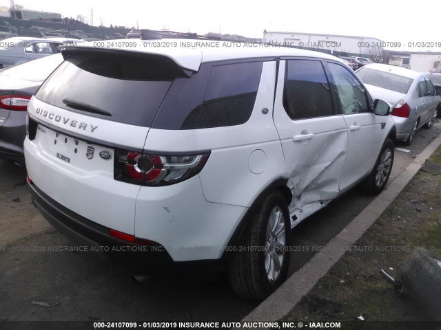 SALCP2BG4HH696513 - 2017 LAND ROVER DISCOVERY SPORT SE WHITE photo 4