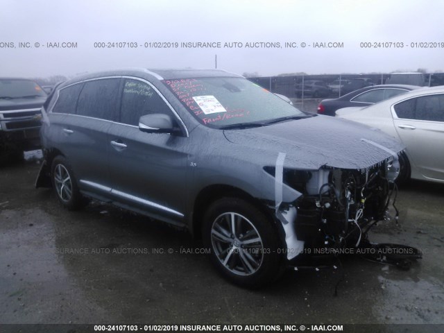 5N1DL0MN5KC507987 - 2019 INFINITI QX60 LUXE/PURE GRAY photo 1