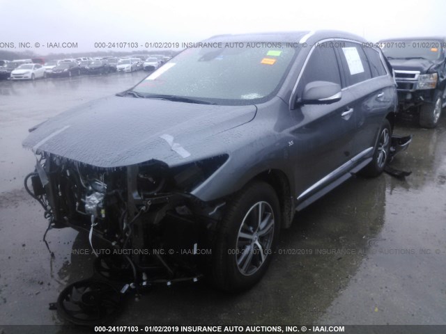 5N1DL0MN5KC507987 - 2019 INFINITI QX60 LUXE/PURE GRAY photo 2