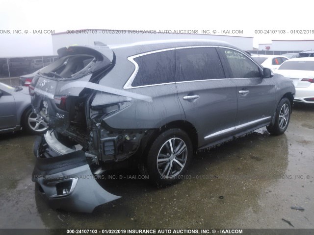 5N1DL0MN5KC507987 - 2019 INFINITI QX60 LUXE/PURE GRAY photo 4