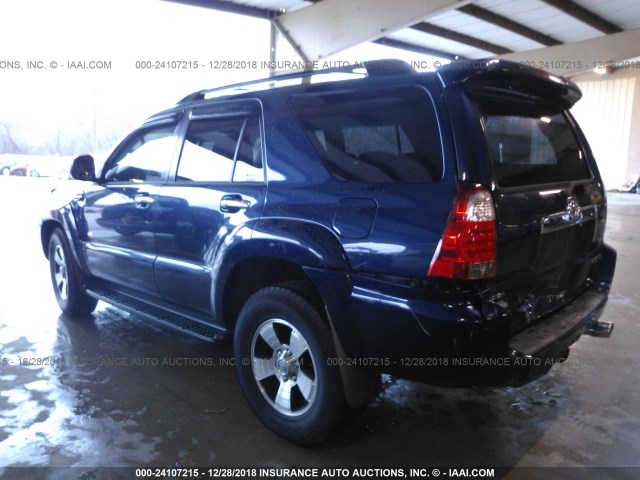 JTEZU14R368042792 - 2006 TOYOTA 4RUNNER SR5/SPORT BLUE photo 3