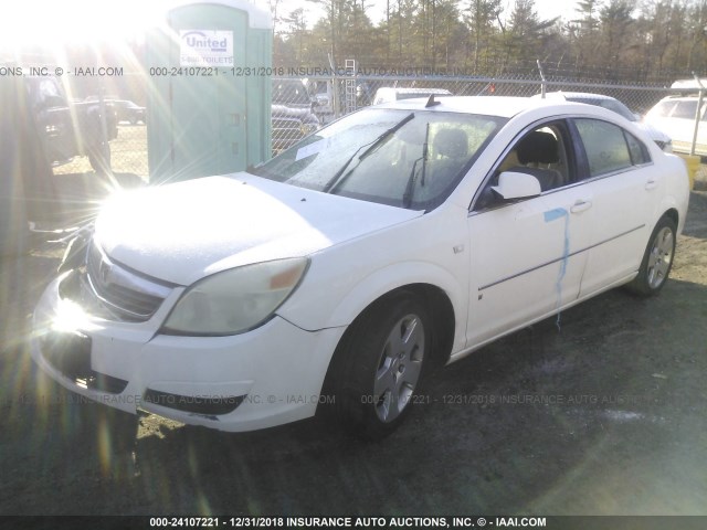 1G8ZS57N37F194959 - 2007 SATURN AURA XE WHITE photo 2