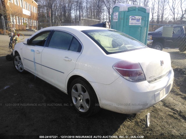 1G8ZS57N37F194959 - 2007 SATURN AURA XE WHITE photo 3