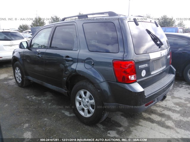 4F2CZ06G79KM05541 - 2009 MAZDA TRIBUTE S Dark Blue photo 3