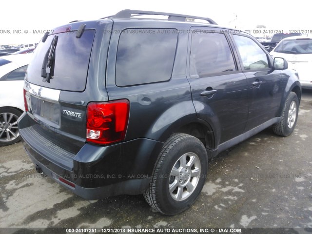 4F2CZ06G79KM05541 - 2009 MAZDA TRIBUTE S Dark Blue photo 4