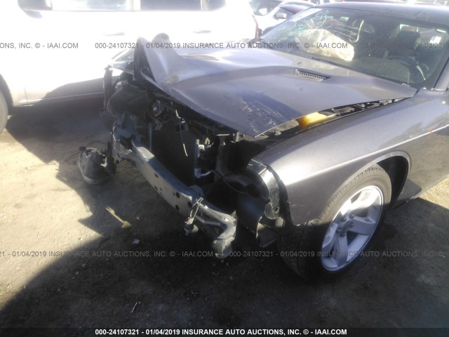 2C3CDYAG4DH700105 - 2013 DODGE CHALLENGER SXT BLACK photo 6