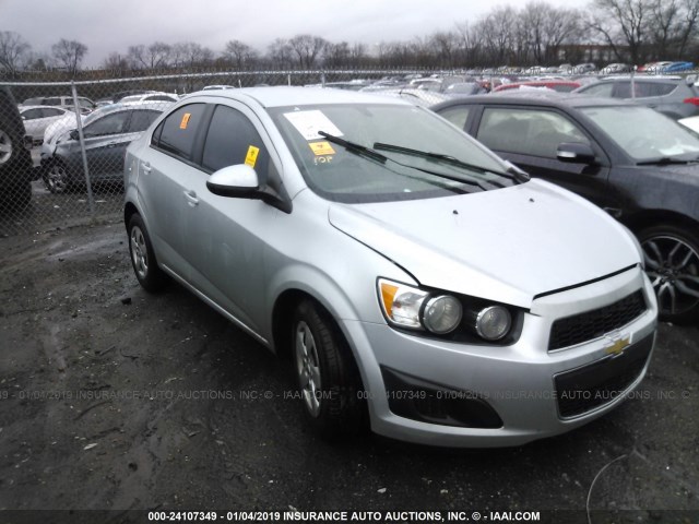 1G1JA5SH2F4166628 - 2015 CHEVROLET SONIC LS 银色 照片 1