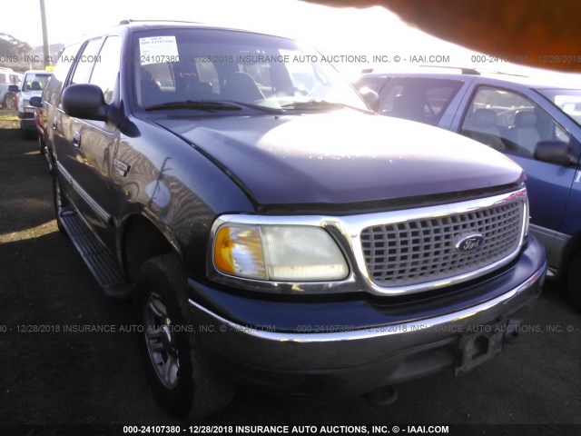 1FMFU16LX1LA11797 - 2001 FORD EXPEDITION XLT Dark Blue photo 1