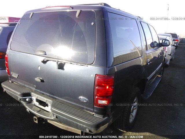 1FMFU16LX1LA11797 - 2001 FORD EXPEDITION XLT Dark Blue photo 4