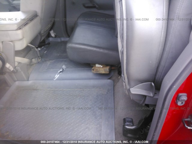 1N6AA07B37N225774 - 2007 NISSAN TITAN XE/SE/LE RED photo 8