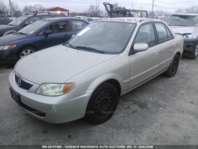 JM1BJ225310448857 - 2001 MAZDA PROTEGE LX/ES შამპანური ფოტო 2