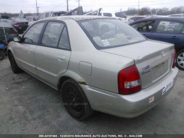 JM1BJ225310448857 - 2001 MAZDA PROTEGE LX/ES შამპანური ფოტო 3