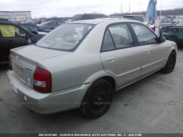 JM1BJ225310448857 - 2001 MAZDA PROTEGE LX/ES შამპანური ფოტო 4