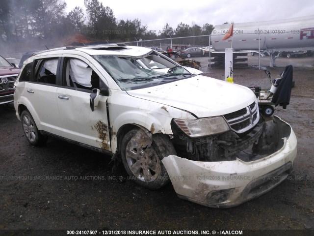 3C4PDCDG5DT730930 - 2013 DODGE JOURNEY CREW WHITE photo 1