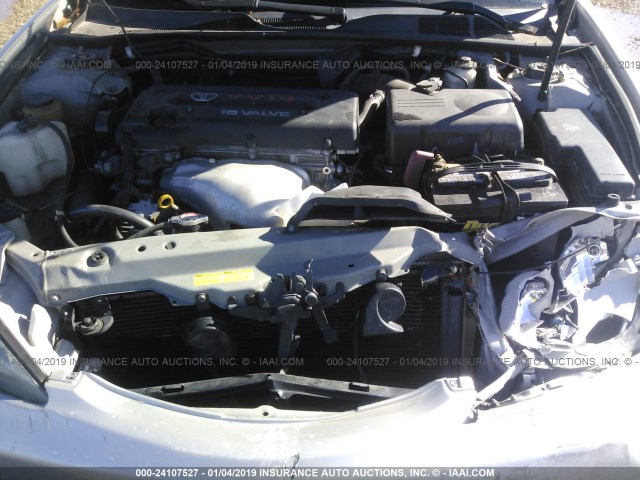 4T1BE32K23U774060 - 2003 TOYOTA CAMRY LE/XLE/SE SILVER photo 10