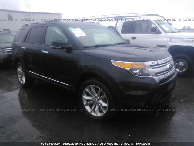 1FM5K8D83EGB08945 - 2014 FORD EXPLORER XLT BLACK photo 1