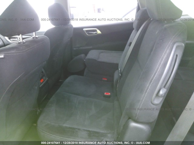 5N1AR2MM1GC605734 - 2016 NISSAN PATHFINDER S/SV/SL/PLATINUM MAROON photo 8