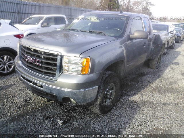 1GTHK29K77E574573 - 2007 GMC SIERRA K2500 HEAVY DUTY GRAY photo 2