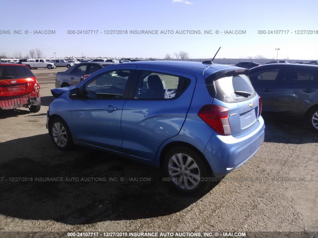 KL8CD6SA4HC710886 - 2017 CHEVROLET SPARK 1LT BLUE photo 3