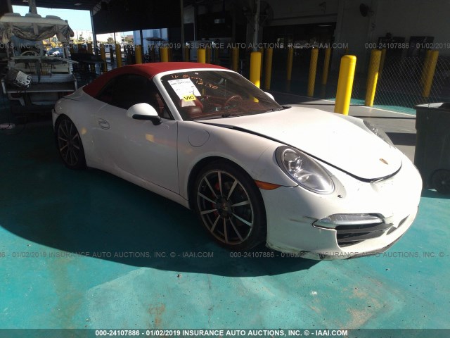 WP0CB2A98DS155325 - 2013 PORSCHE 911 CARRERA S WHITE photo 1