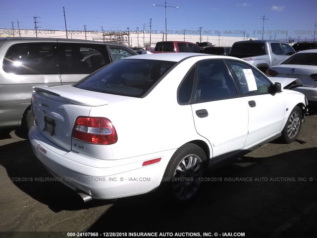 YV1VS275X3F970737 - 2003 VOLVO S40 1.9T WHITE photo 4