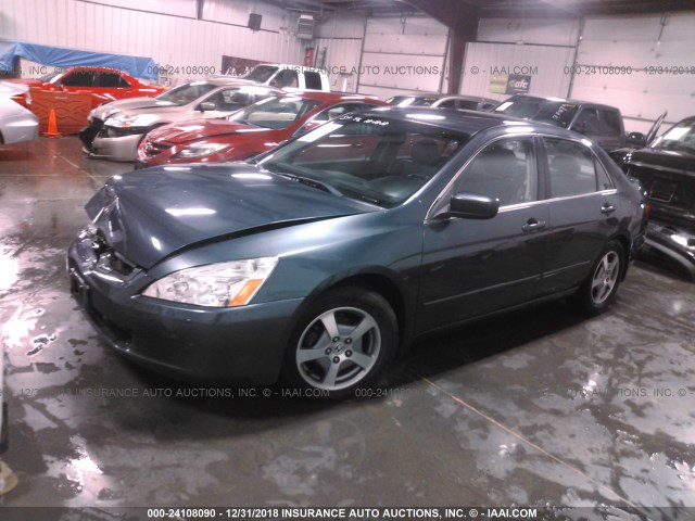 JHMCN36435C016644 - 2005 HONDA ACCORD HYBRID GRAY photo 2