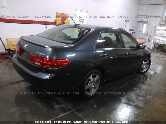 JHMCN36435C016644 - 2005 HONDA ACCORD HYBRID GRAY photo 4